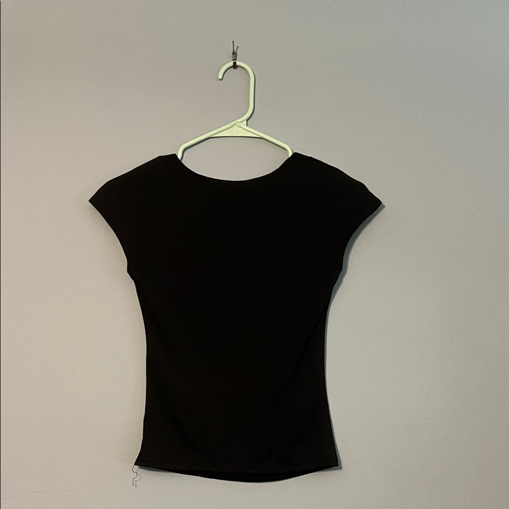 Classic Black Women's Backless Top